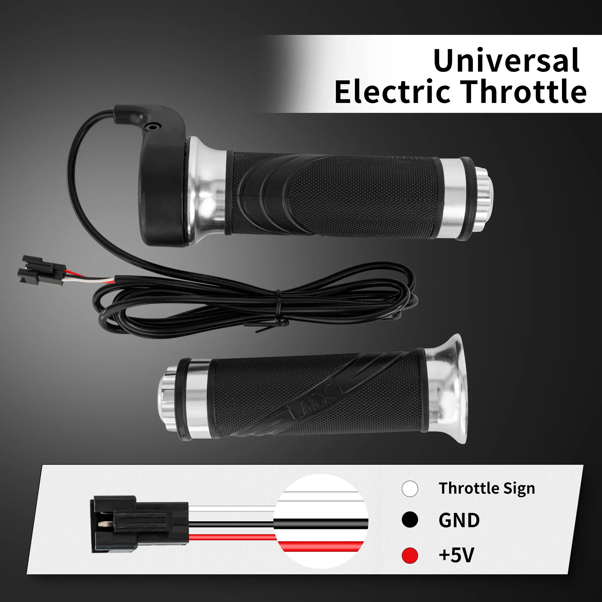 Ebike Conversion Kit 72V 3000W - Acelerador de giro para Bicicleta eléctrica,