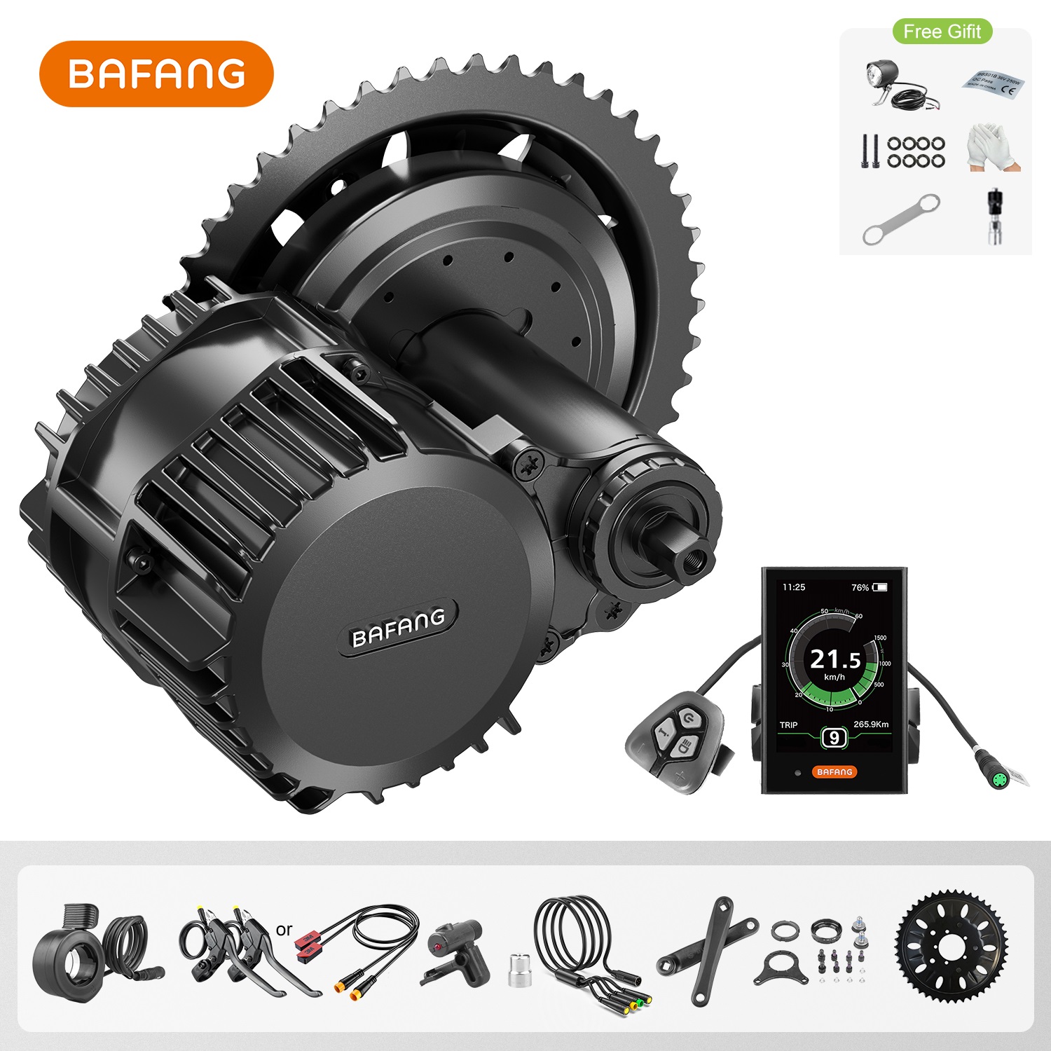 Mid Drive Motor Kit 52V 1000W - Bafang UART 48V/52V 1000W Motor de