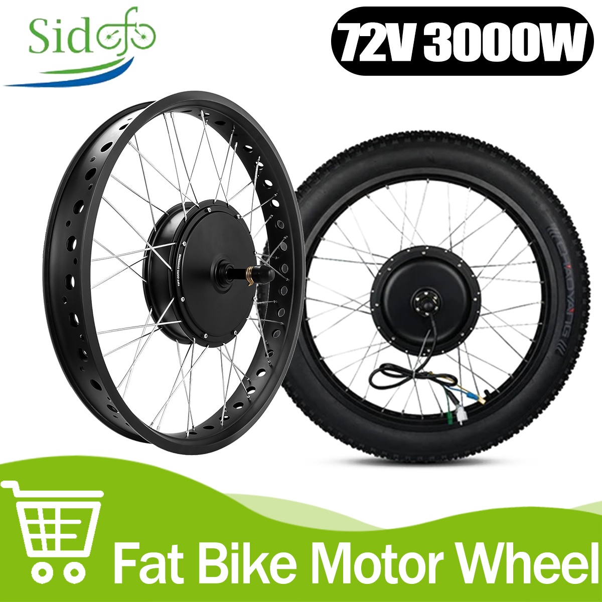 Motor de cubo sin engranajes s - 72V 5000W Hub Motor Kit reseña y precio