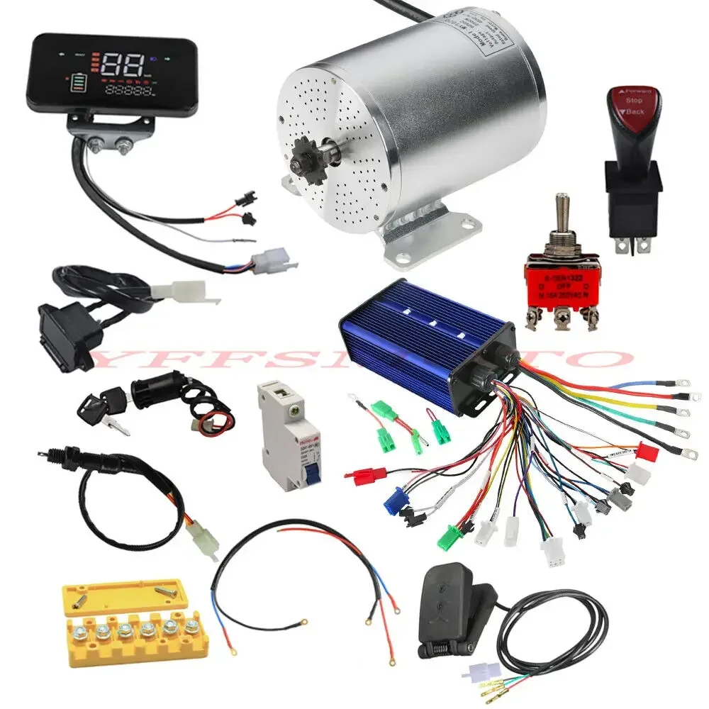 Motor sin escobillas 72V 3000W - Ebike Conversion Kit 72V 3000W reseña y precio