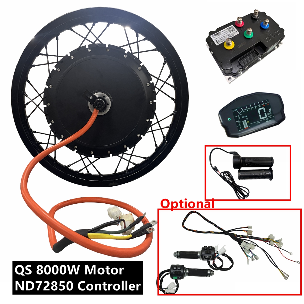 Kit de bicicleta eléctrica NBp - 72V 5000W Hub Motor Kit reseña y precio