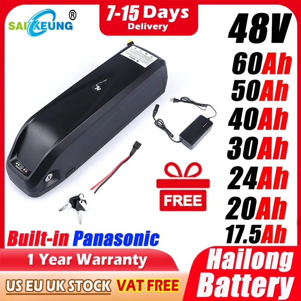 Batería de bicicleta eléctrica - Ebike Battery 48V 20Ah Hailong reseña y precio