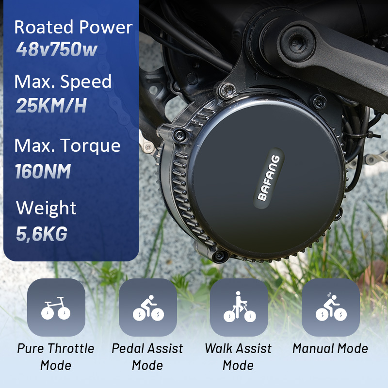 Bafang M325 M215 Kit de conver - Bafang Bbs02B 48V 750W Mid Drive Kit reseña y precio