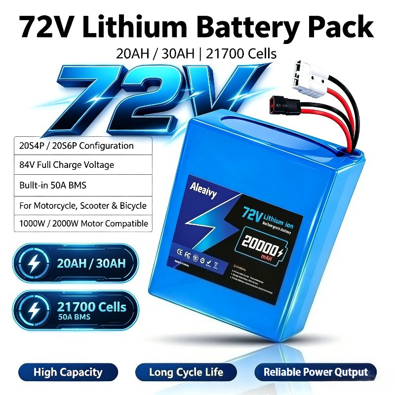 Batería de Litio de 72V 20S4P  - Electric Bicycle Battery 72V 30Ah reseña y precio